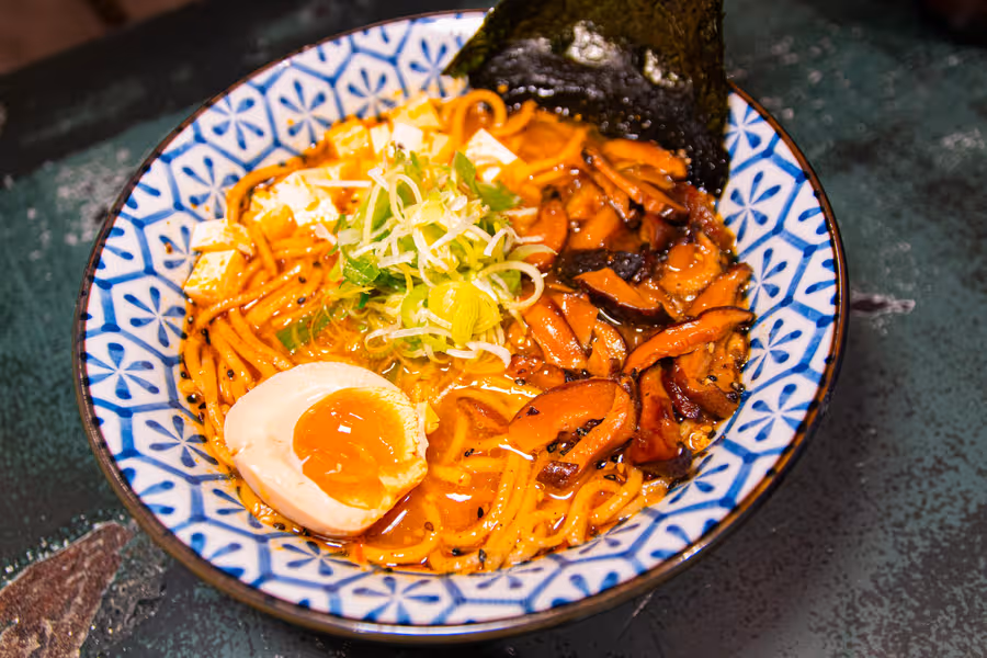 Vegetarian Curry Ramen