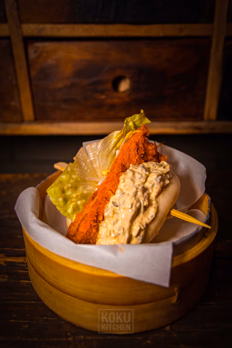Crispy Chicken Bao