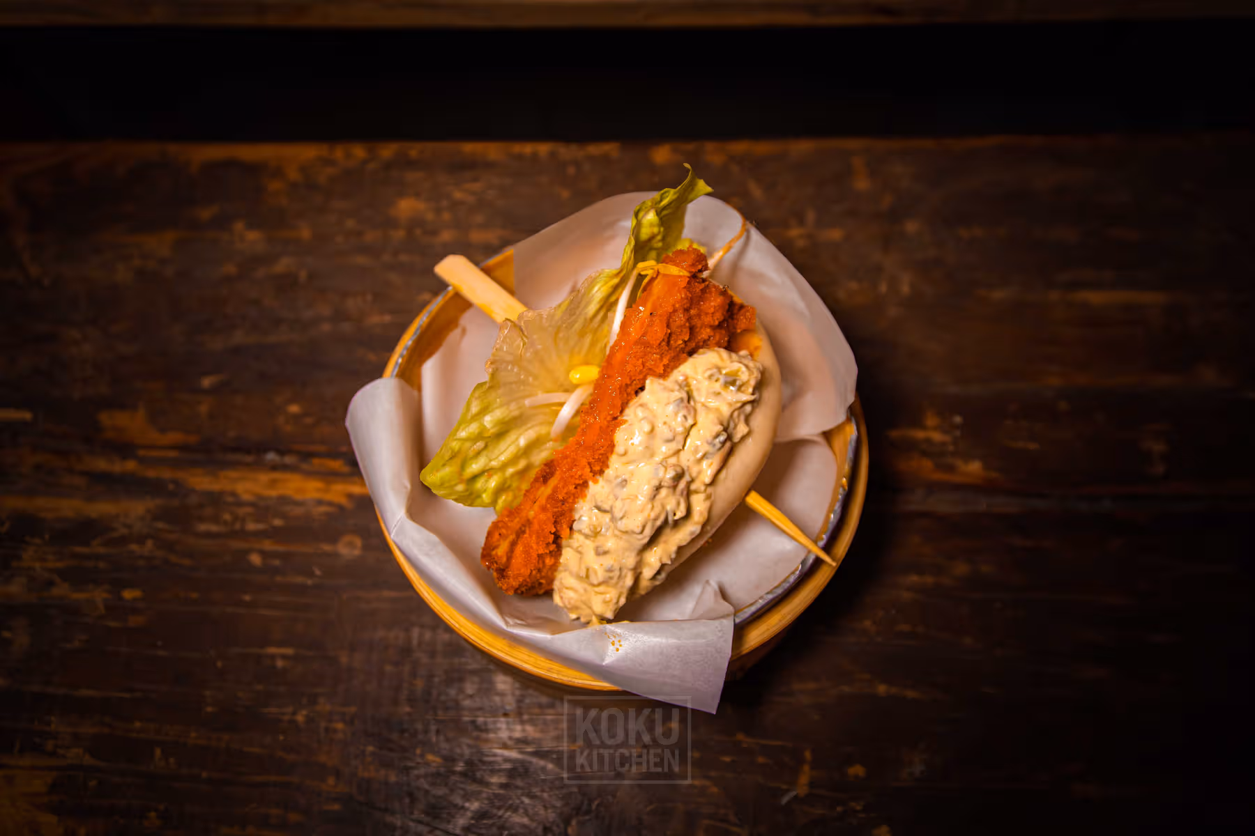 Crispy Chicken Bao